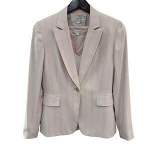 Tahari Arthur S. Levine Women's Pant Suit 3‎ Piece Set Pink *Stained Size 6